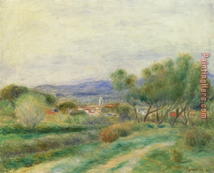 Pierre Auguste Renoir View of La Seyne